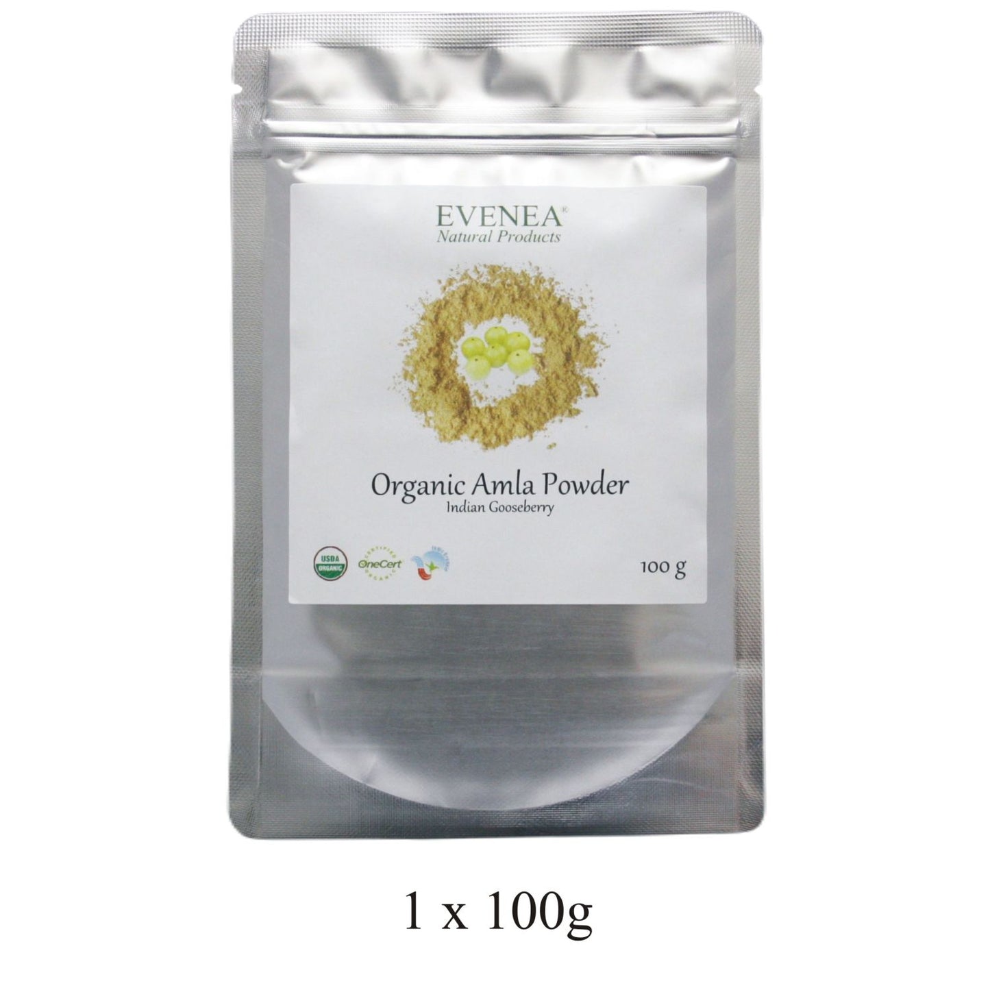 Amla Powder - Pure and Organic (100g pouches)