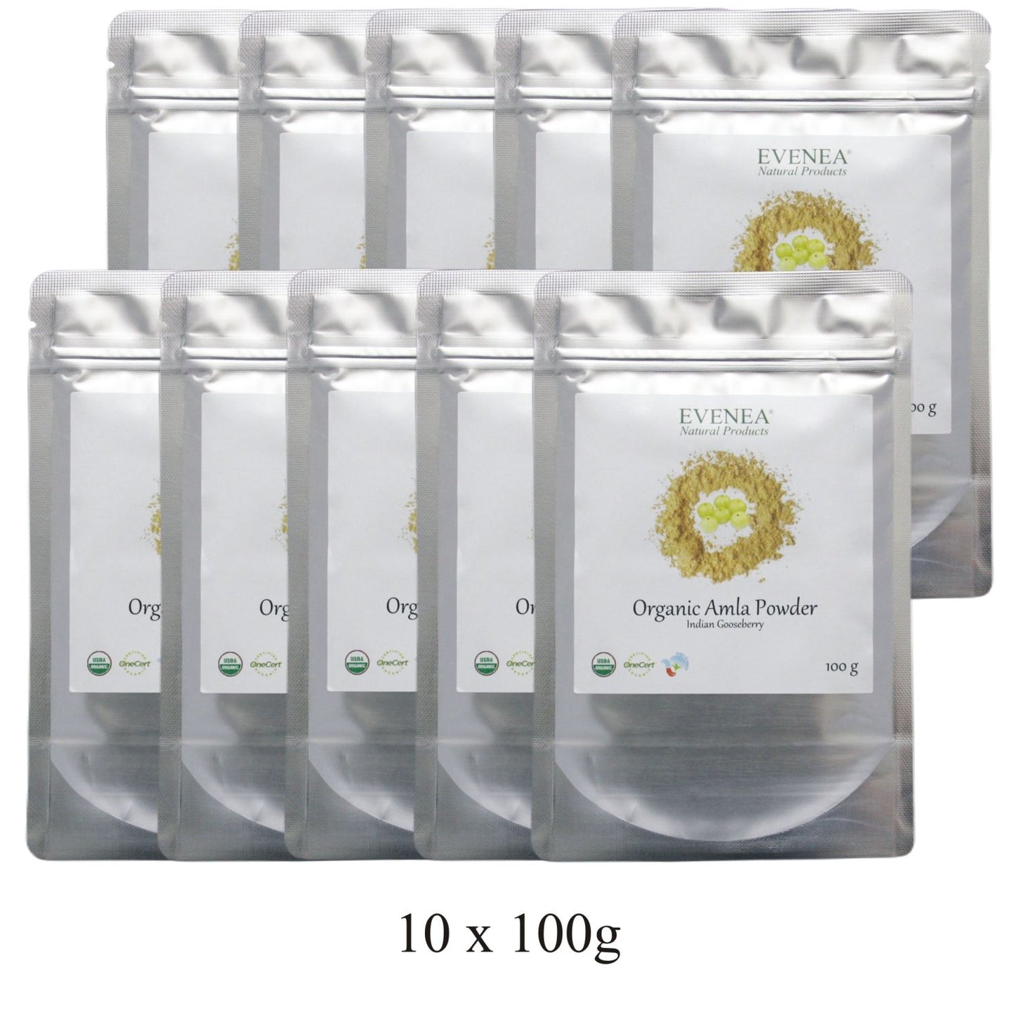 Amla Powder - Pure and Organic (100g pouches)