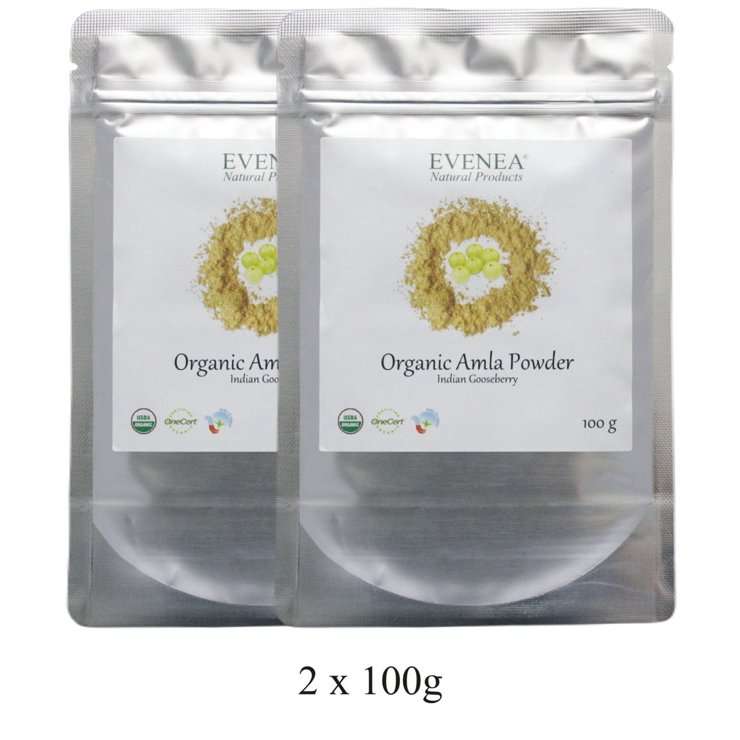 Amla Powder - Pure and Organic (100g pouches)