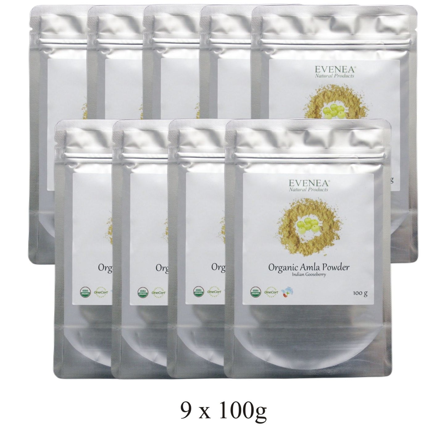 Amla Powder - Pure and Organic (100g pouches)