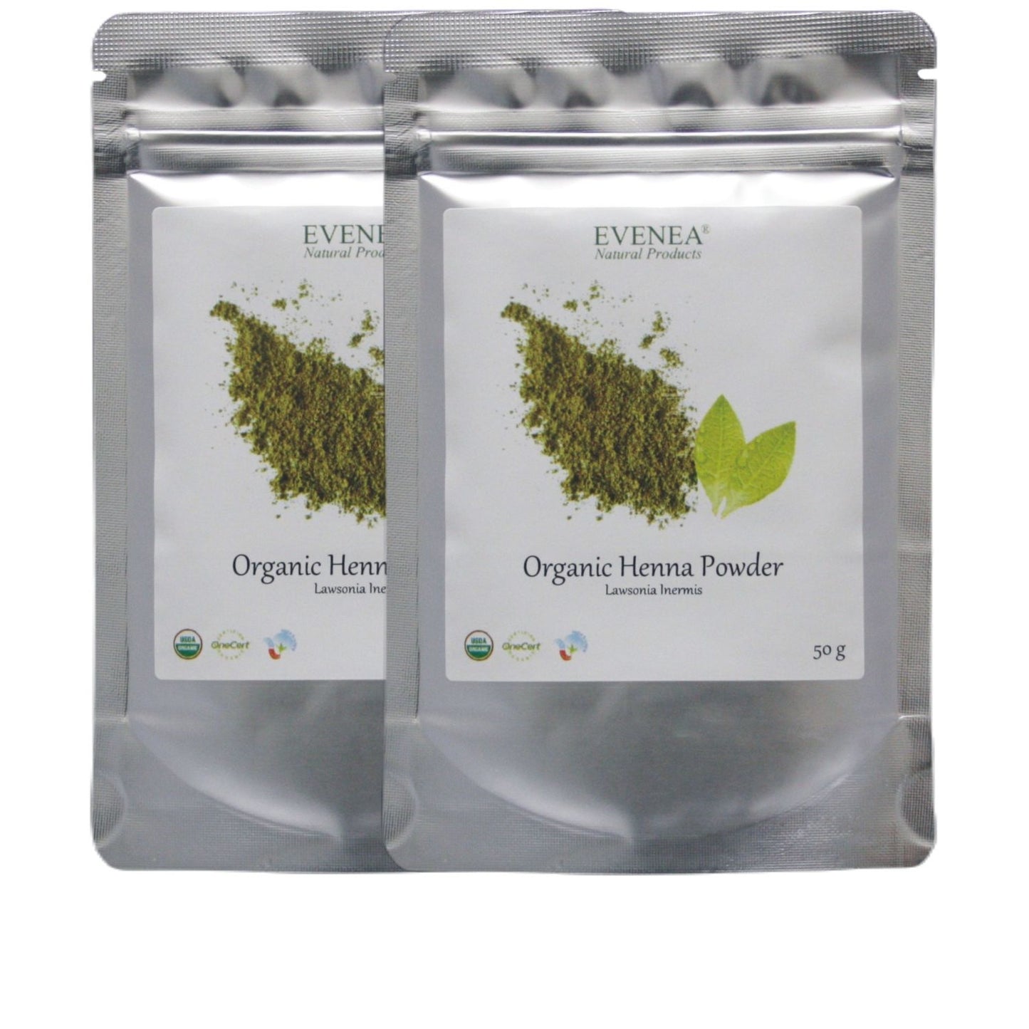 Henna Powder - Pure and Organic (50g pouches)