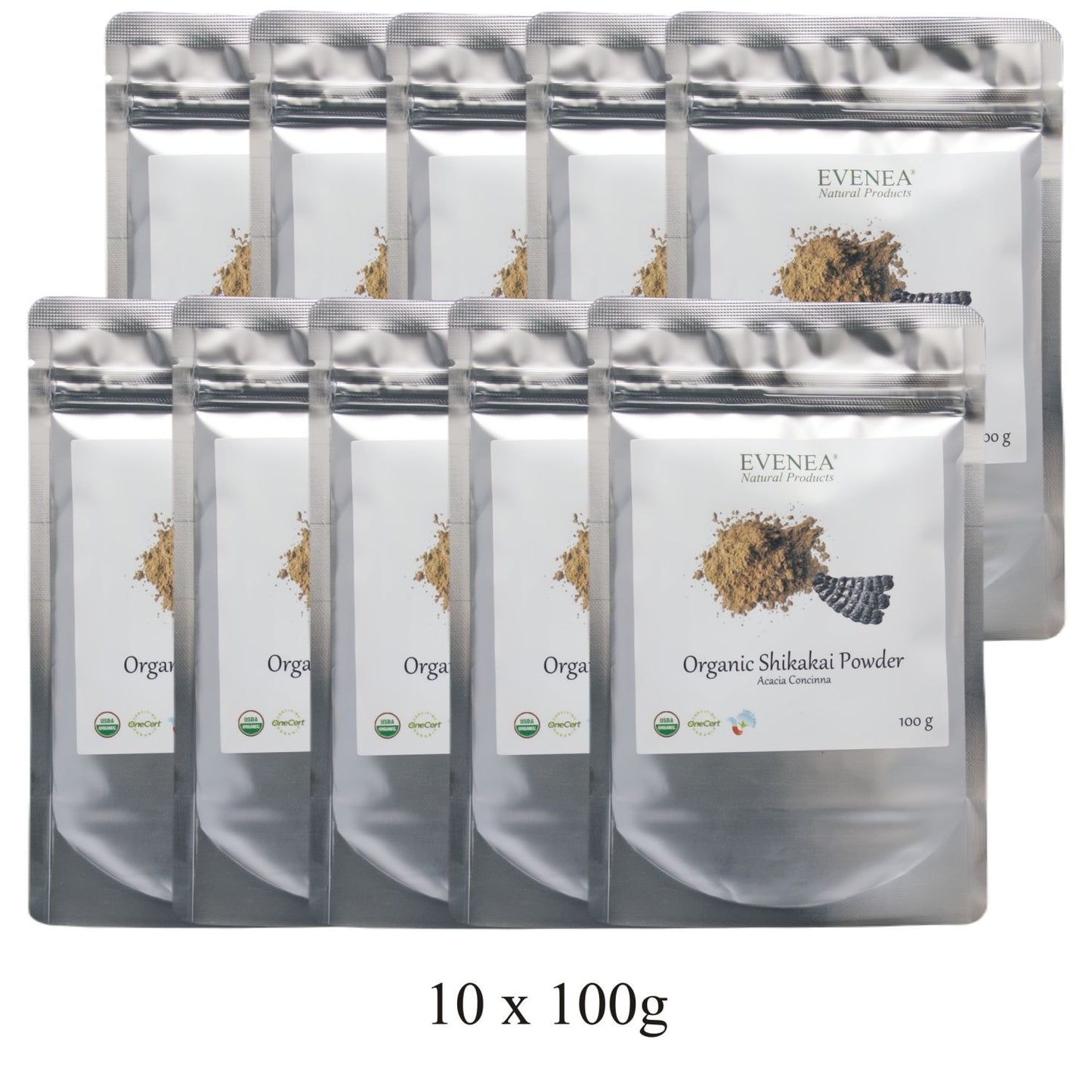 Shikakai Powder - Pure and Organic (100g pouches)