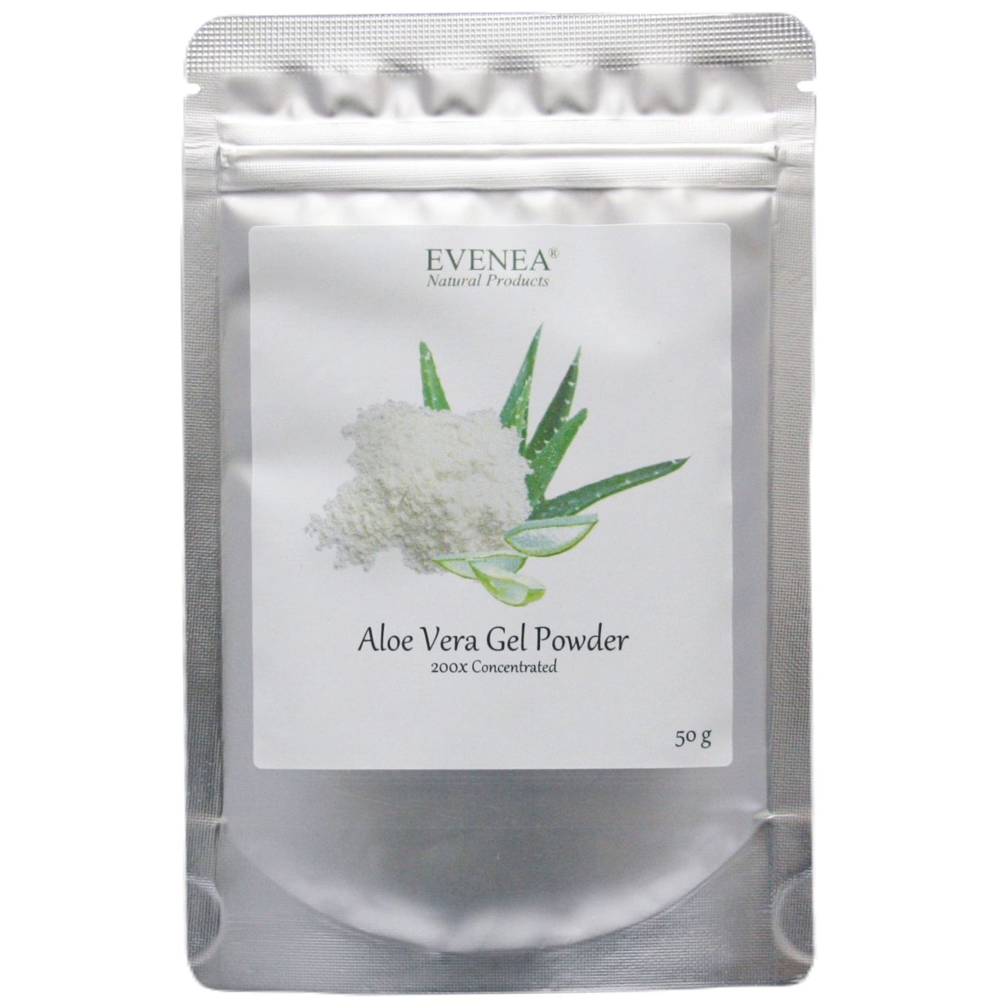 Aloe Vera Gel Powder - 200x Concentrated (50g pouches)