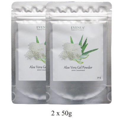 Aloe Vera Gel Powder - 200x Concentrated (50g pouches)