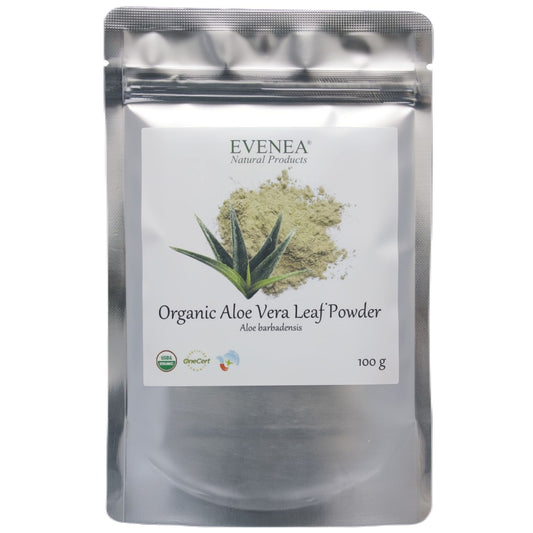 Aloe Vera Leaf Powder - Pure and Organic (100g pouches)