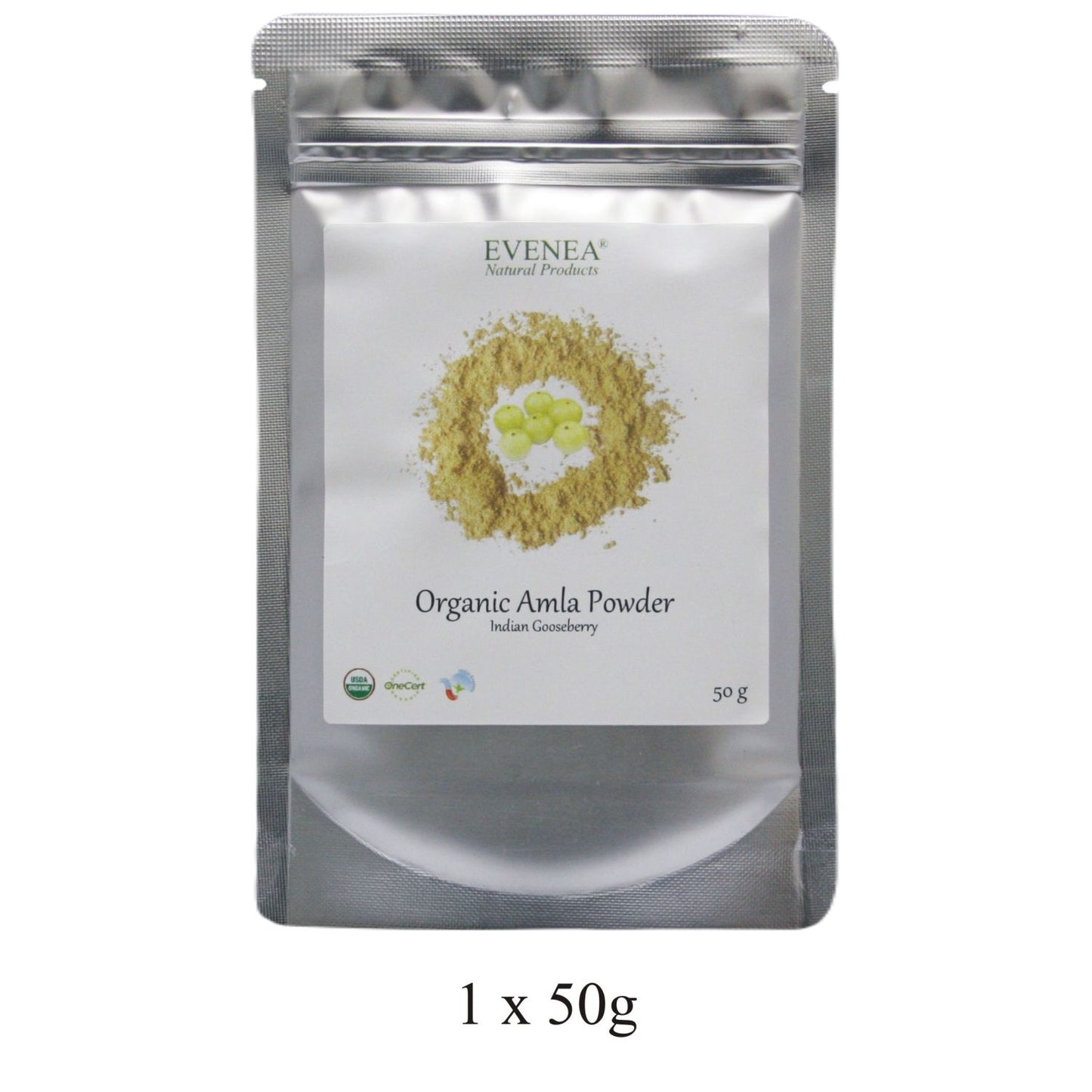 Amla Powder - Pure and Organic (50g pouches)