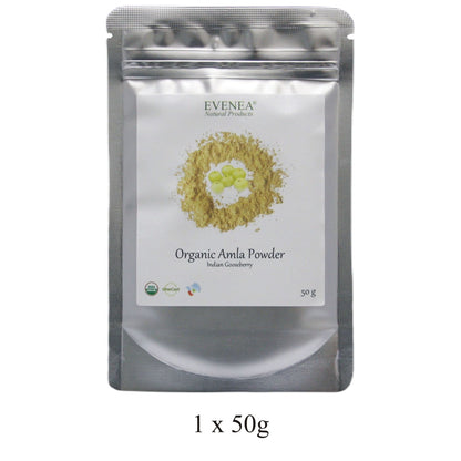 Amla Powder - Pure and Organic (50g pouches)