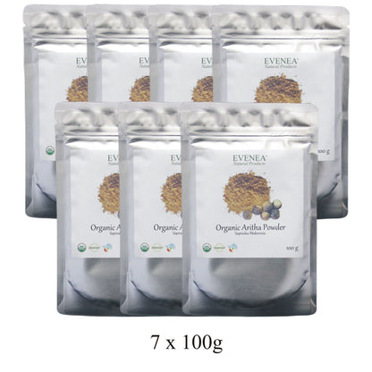 Aritha Reetha Soapnut Powder - Pure and Organic (100g pouches)