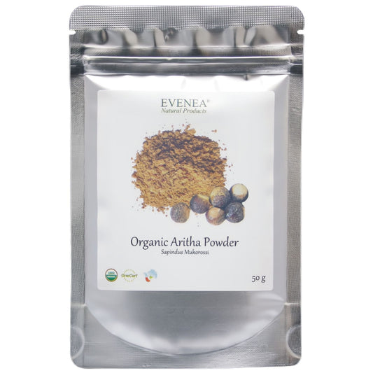 Aritha Reetha Soapnut Powder - Pure and Organic (50g pouches)