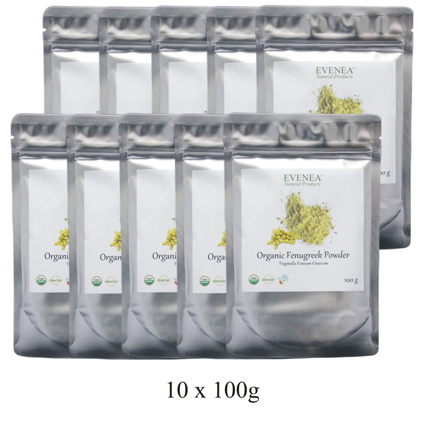 Fenugreek Powder - Pure and Organic (100g pouches)