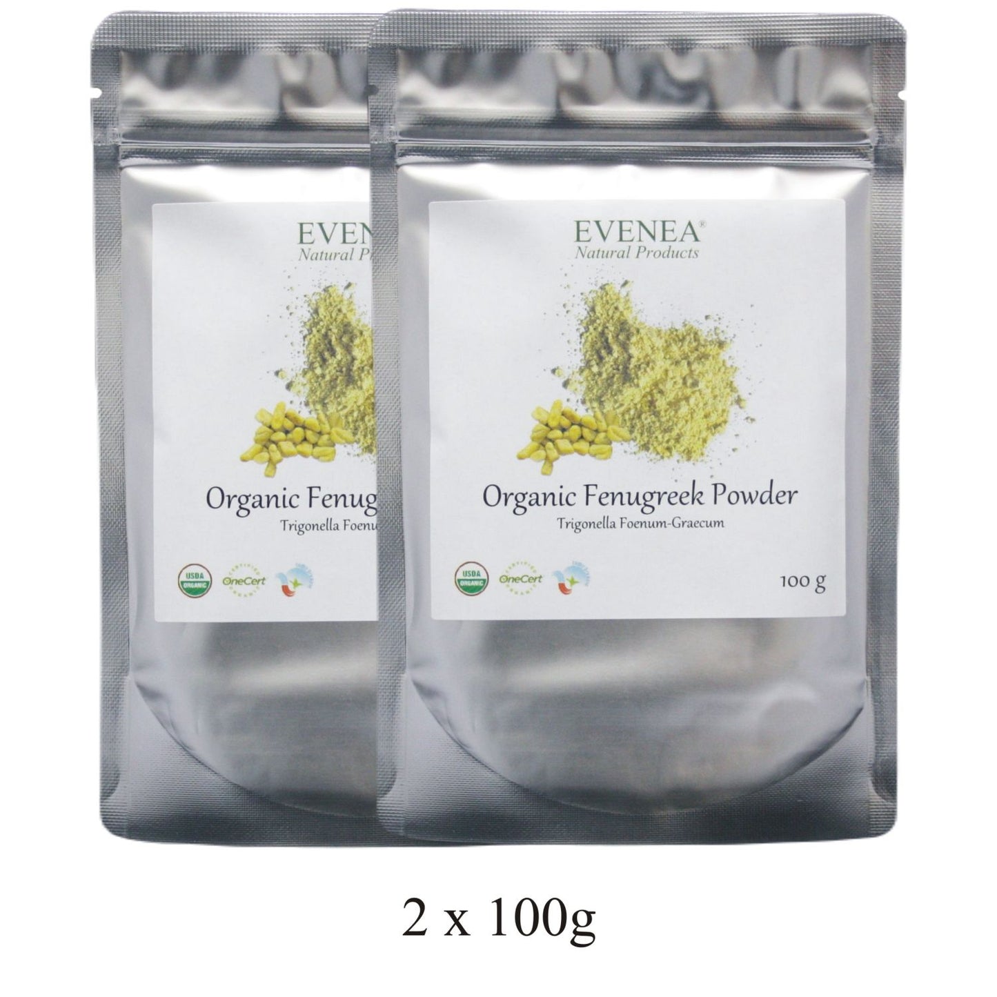 Fenugreek Powder - Pure and Organic (100g pouches)