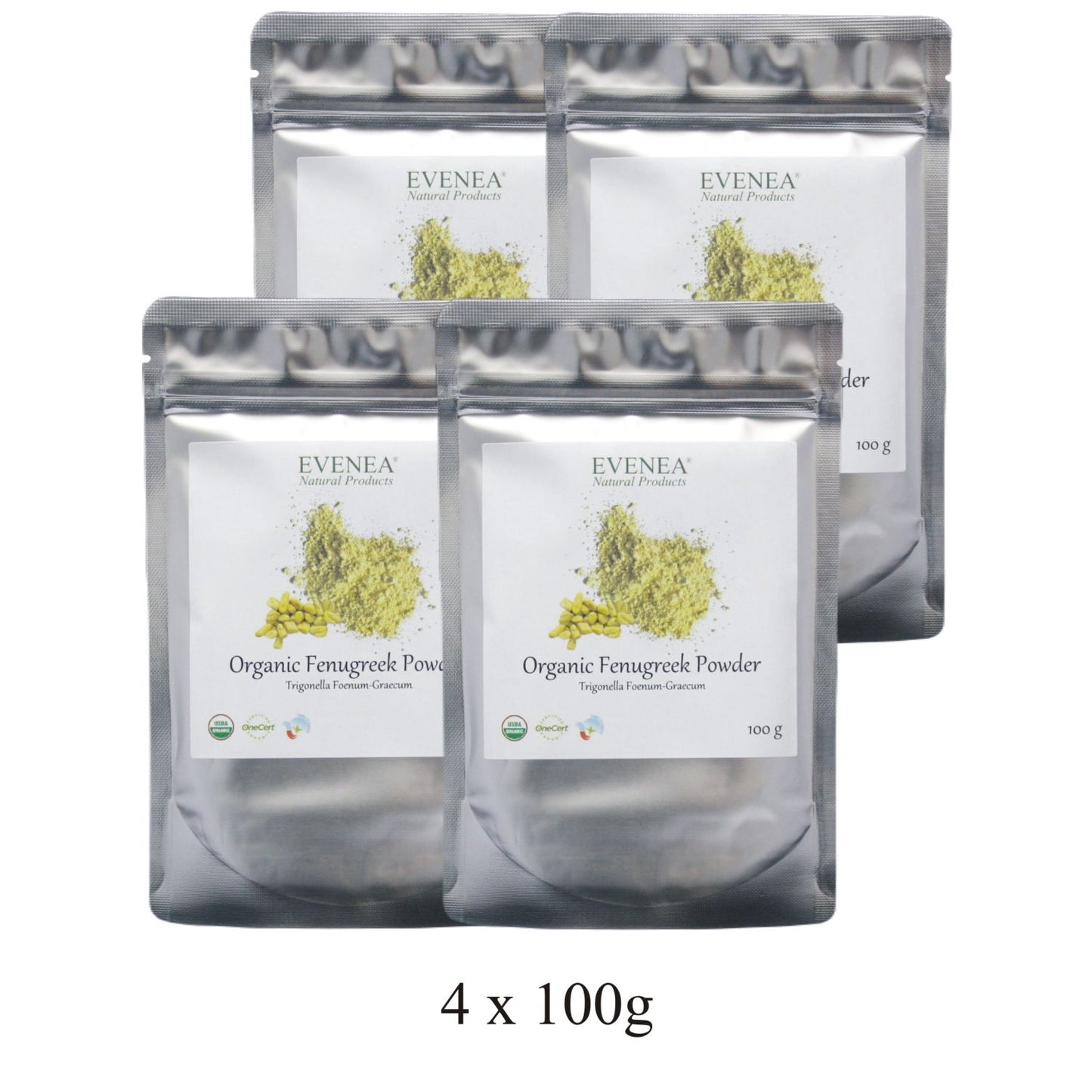 Fenugreek Powder - Pure and Organic (100g pouches)