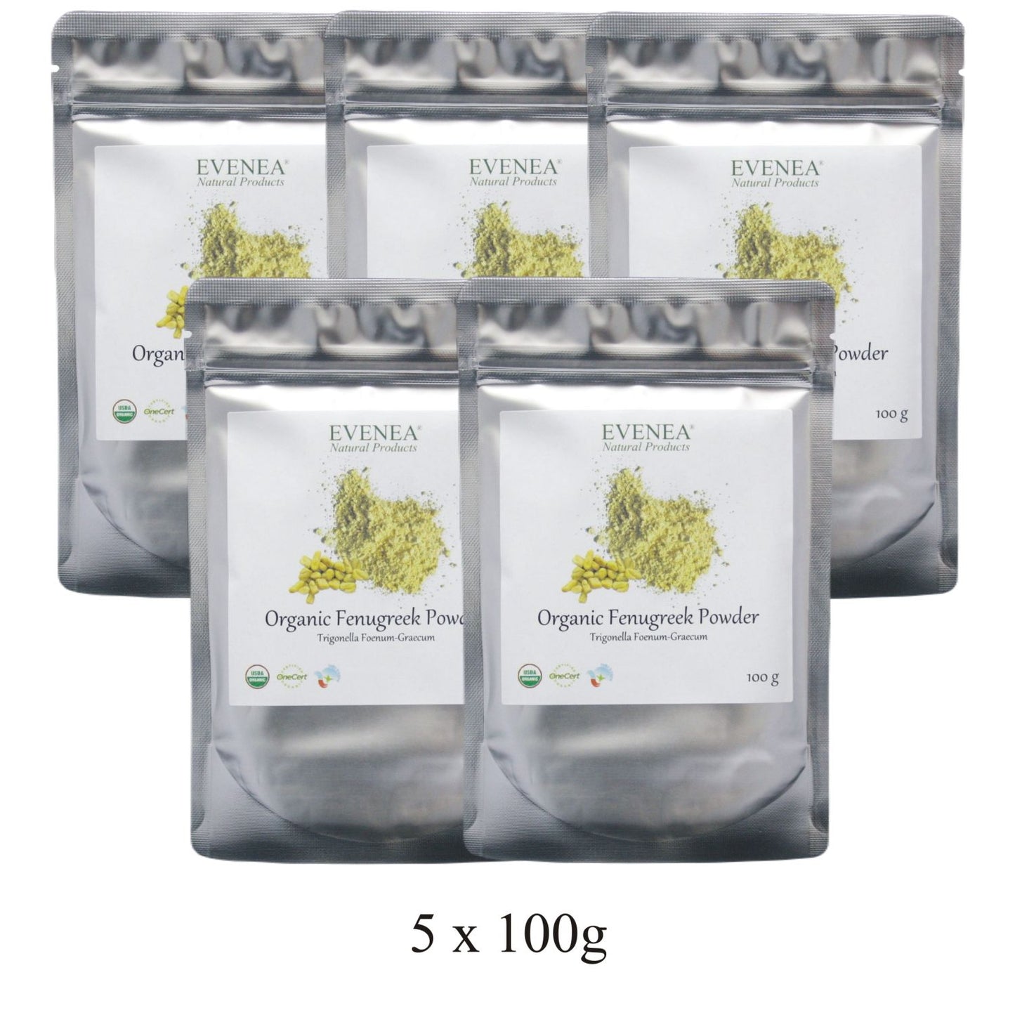 Fenugreek Powder - Pure and Organic (100g pouches)