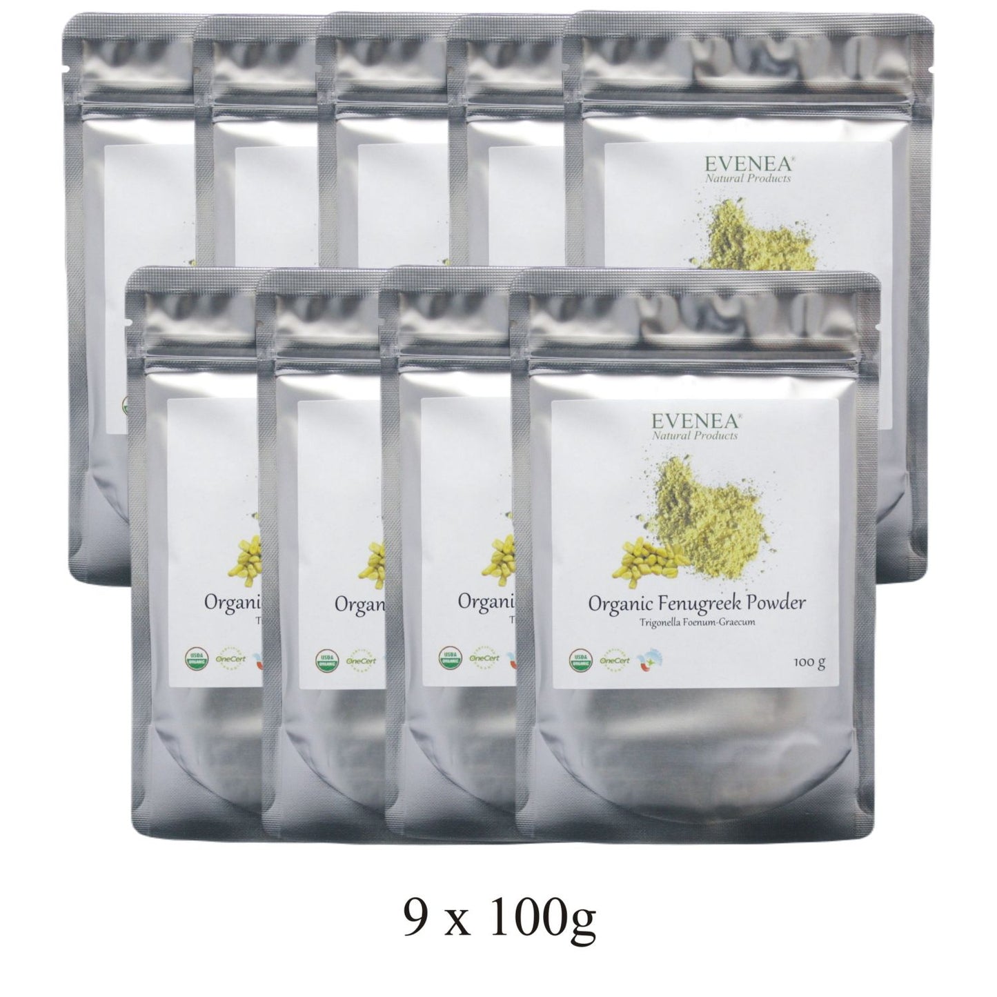 Fenugreek Powder - Pure and Organic (100g pouches)