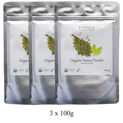 Henna Powder - Pure and Organic (100g pouches)