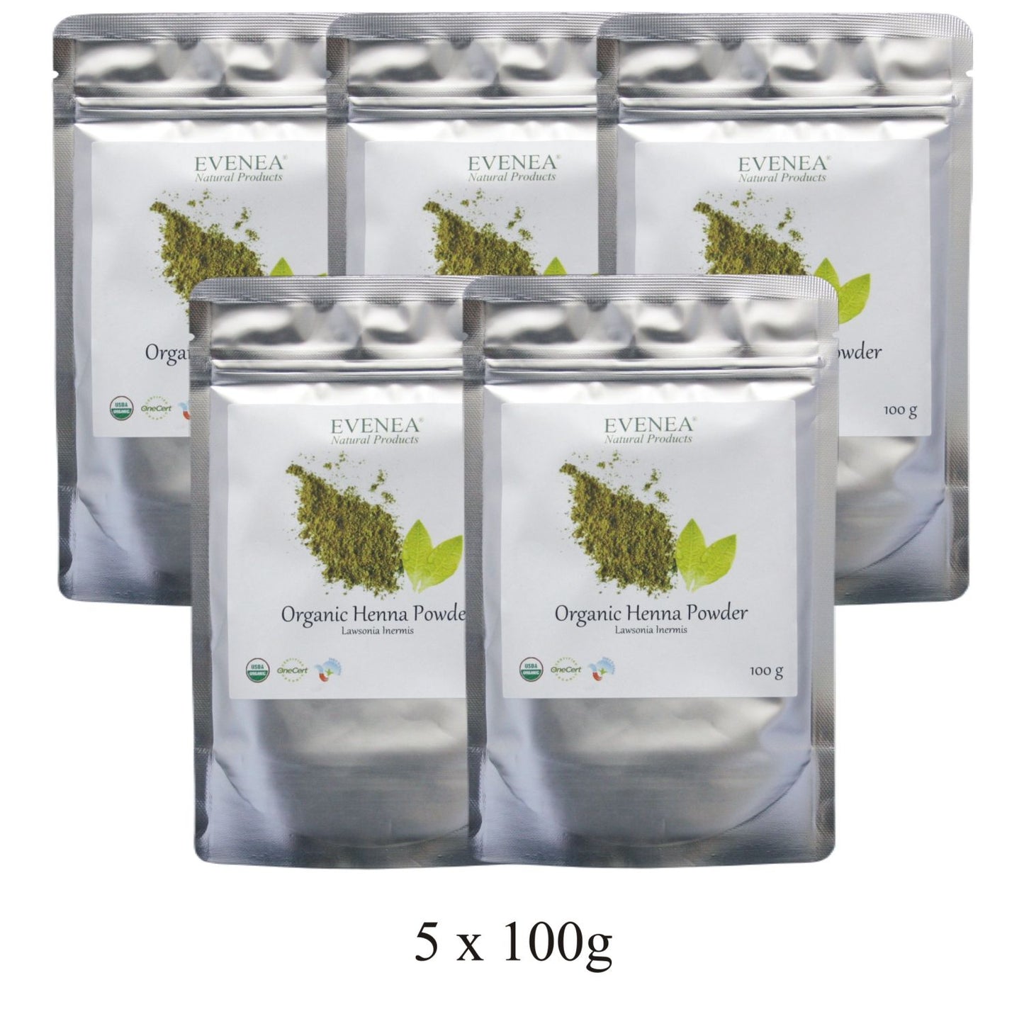 Henna Powder - Pure and Organic (100g pouches)