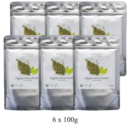 Henna Powder - Pure and Organic (100g pouches)