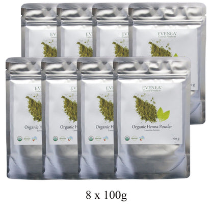 Henna Powder - Pure and Organic (100g pouches)