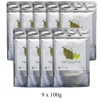 Henna Powder - Pure and Organic (100g pouches)