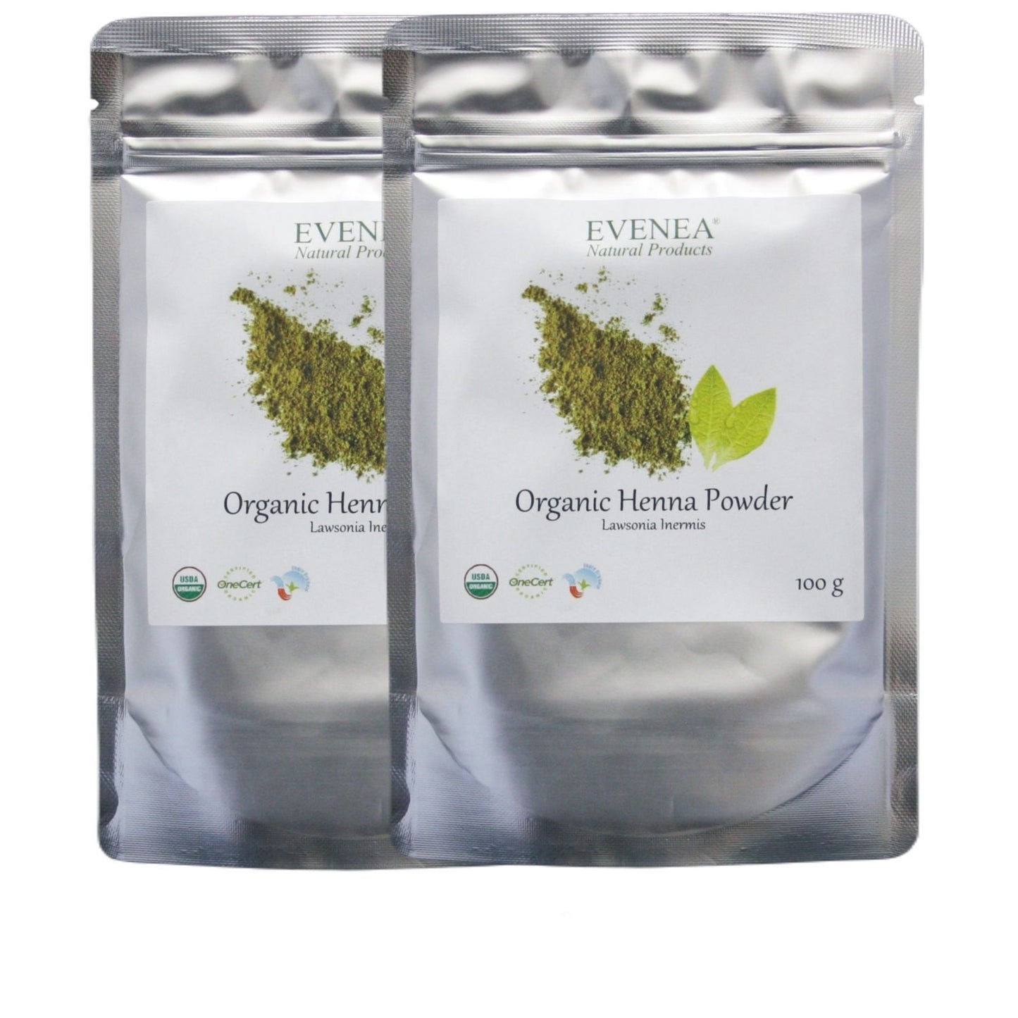 Henna Powder - Pure and Organic (100g pouches)