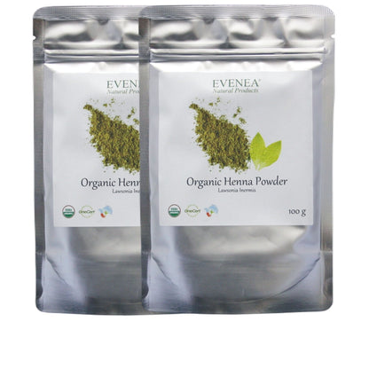 Henna Powder - Pure and Organic (100g pouches)