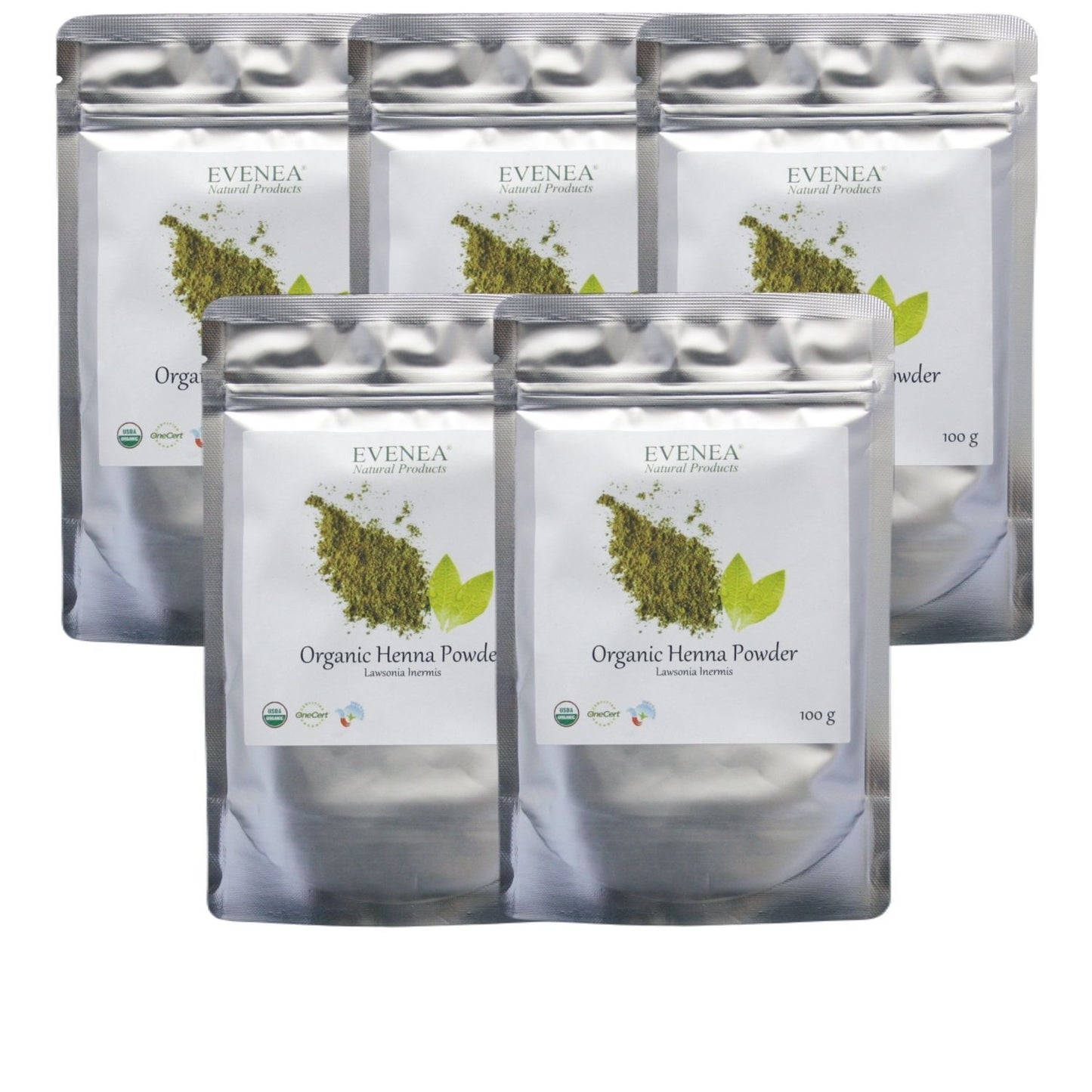 Henna Powder - Pure and Organic (100g pouches)