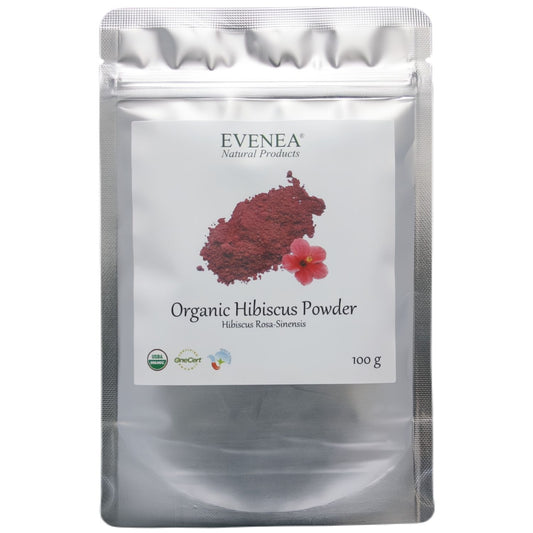 Hibiscus Powder - Pure and Organic (100g pouches)