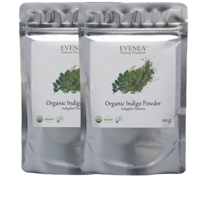 Indigo Powder - Pure and Organic (100g pouches)