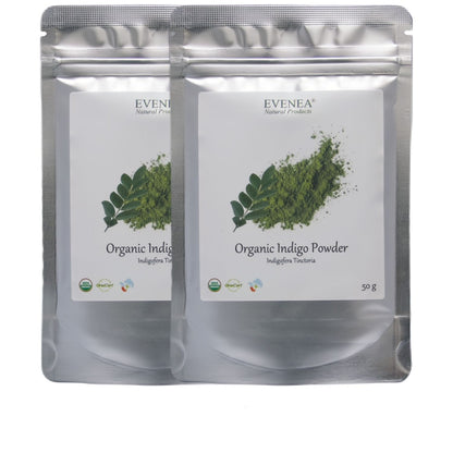 Indigo Powder - Pure and Organic (50g pouches)